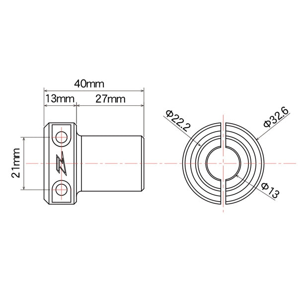 adapter-conversion-13mm/22.2mm