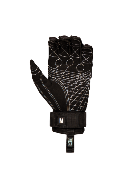 2025 Radar Lyric Black/Sea Blossom Ski Gloves