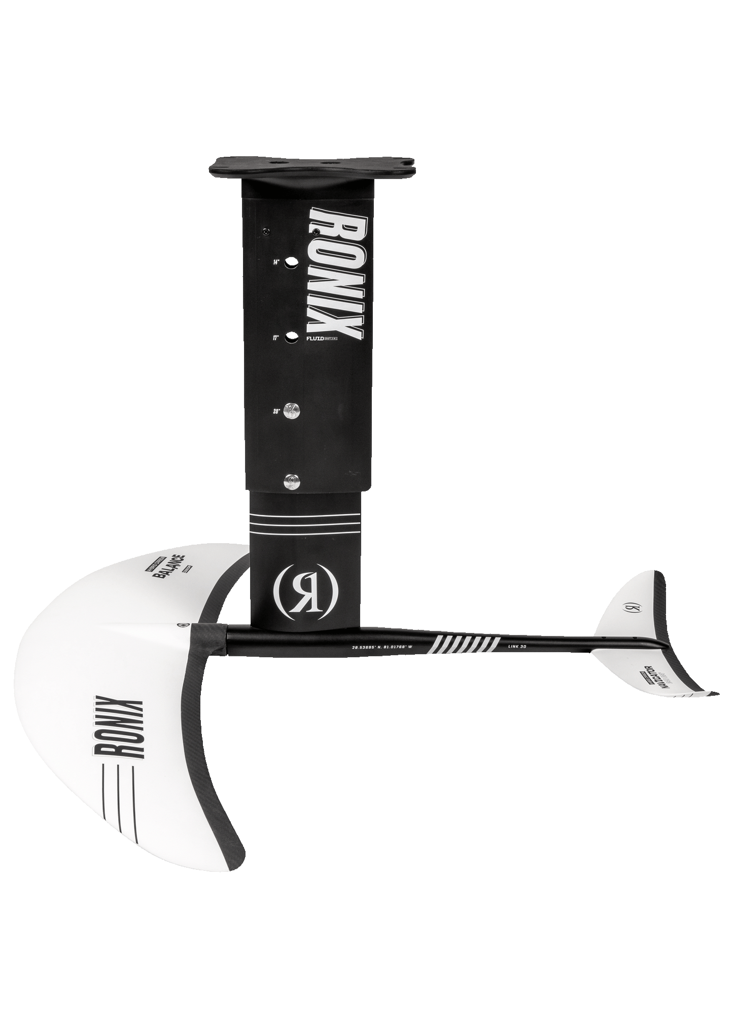 Ronix Koal Surface 727 Foil Board 4'1'' & Fluid Shift 3 in 1 Edition Adjustable Mast-Ronix-Elevate