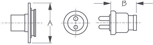 chrome-brass-polarized-cable-outlet