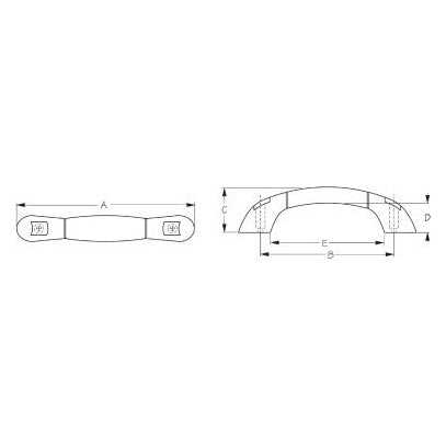 handle-grab-pvc-bk-9-3/4"