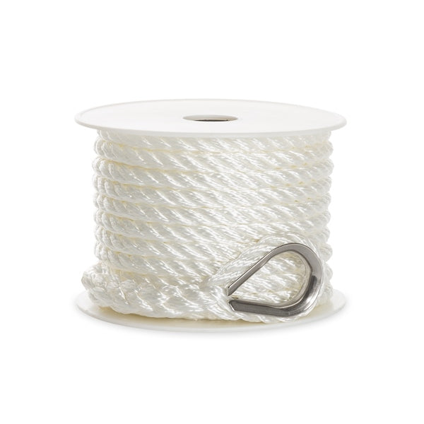 Kimpex 3-Strand Anchor Line 50' - 3/8" - Nylon - 3-Strand Twisted