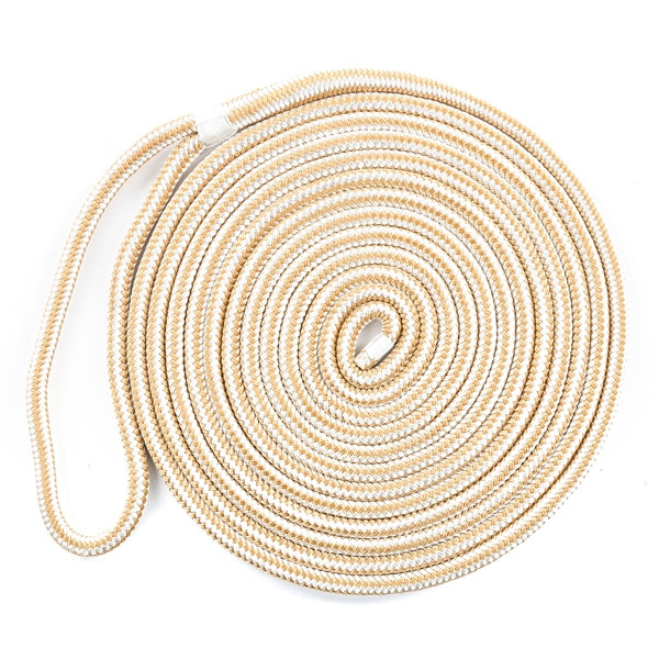 Kimpex Double Braided Dock Line 25' - 3/8" - Nylon - Double Braided