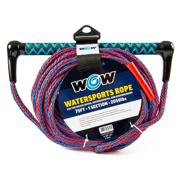 WOW 75' Watersports Tow Rope with EVA Handle Tow rope