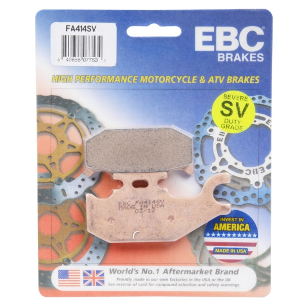 EBC "SV" Severe Duty Brake Pad Sintered Metal Pads - Front-008848-EBC-Elevate