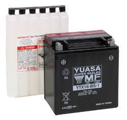 Yuasa Battery Maintenance Free AGM YTX16-BS-1-010200-Yuasa-Elevate