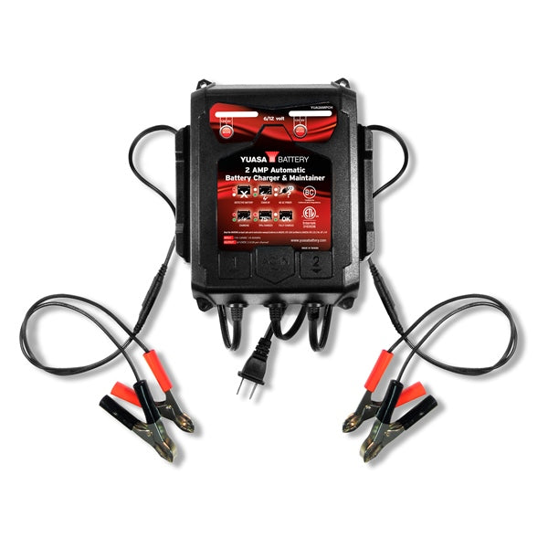 Yuasa Battery Charger & Maintainer Automatic 2A-010993-Yuasa-Elevate