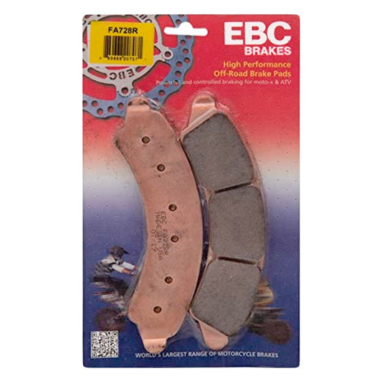 EBC “R“ Long Life Sintered Brake Pad Sintered metal - Rear, Front-077015-EBC-Elevate