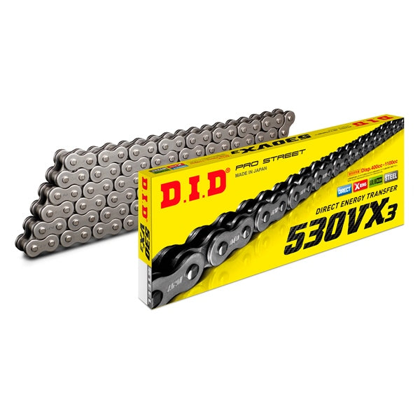 D.I.D Chain - 530VX3 Road & Off-Road X'ring Chain-079148-DID-Elevate