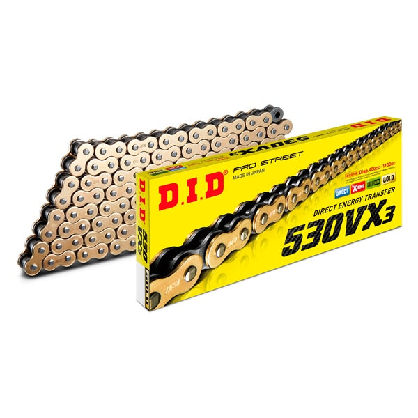 D.I.D Chain - 530VX3 Road & Off-Road X'ring Chain-079153-DID-Elevate