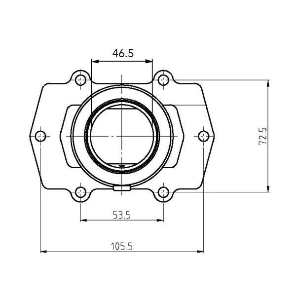 Kimpex Carburetor Adapter Mounting Flange Fits Arctic cat-Kimpex-Elevate