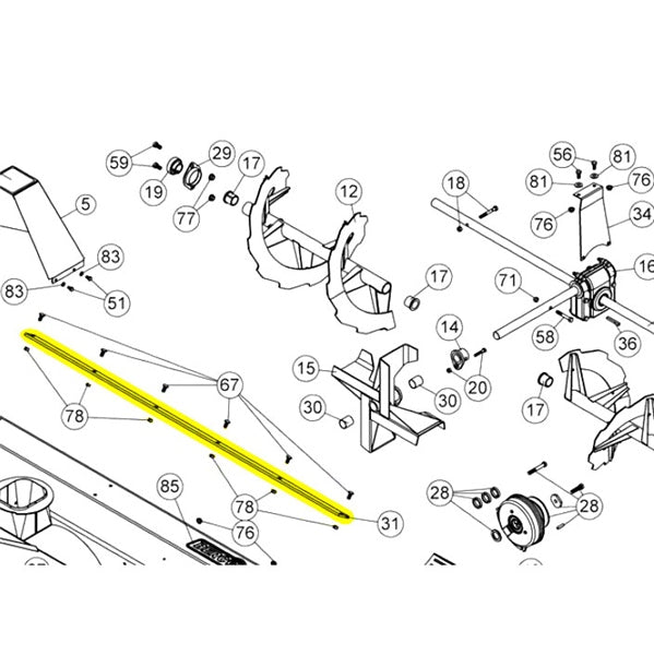 Bercomac 54" Snowblower Cutting Edge-089088-Bercomac-Elevate