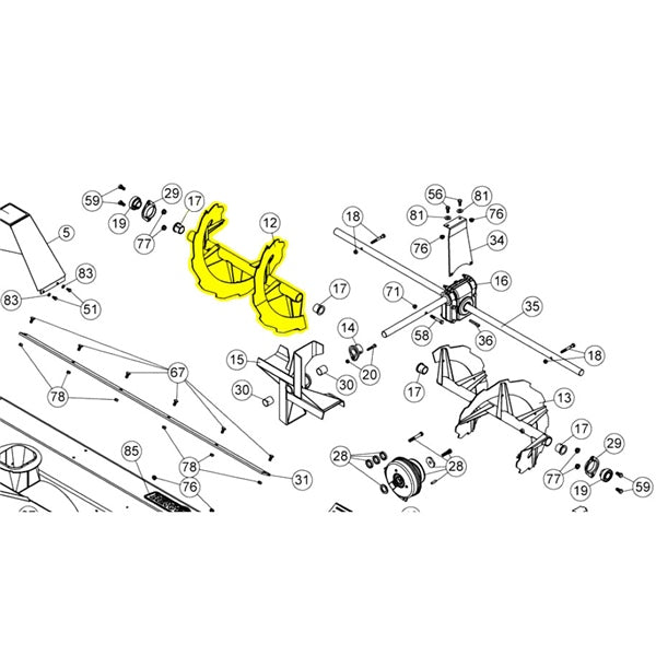 Bercomac Snowblower Auger of 54"-Bercomac-Elevate