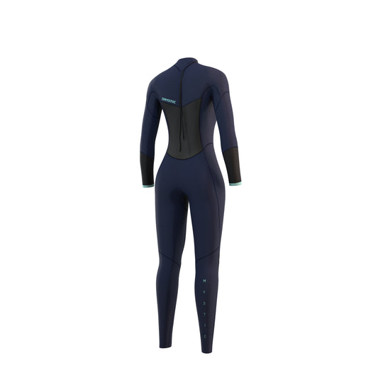 Mystic Brand Fullsuit 3/2mm B-zip Flatlock Women-MYSTIC-Elevate