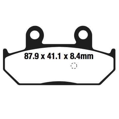 EBC Double-H Superbike Brake Pad Metal - Rear-125174-EBC-Elevate
