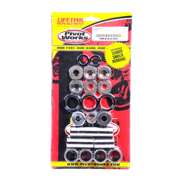 Pivot Works Suspension Linkage Rebuild Kit Fits Kawasaki-154073-PivotWorks-Elevate