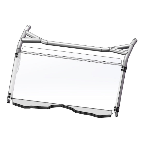Direction 2 Full Windshield - Scratch resistant Fits CFMoto-174069-Direction2-Elevate