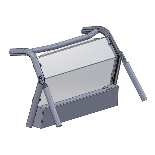 Direction 2 Rear Windshield - Scratch Resistant Fits Can-am-174090-Direction2-Elevate