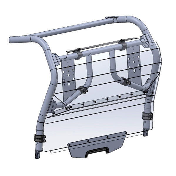 Direction 2 Rear Windshield Fits Kymco-174147-Direction2-Elevate