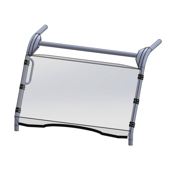 Direction 2 Full Windshield - Scratch resistant Fits Kawasaki-Direction2-Elevate