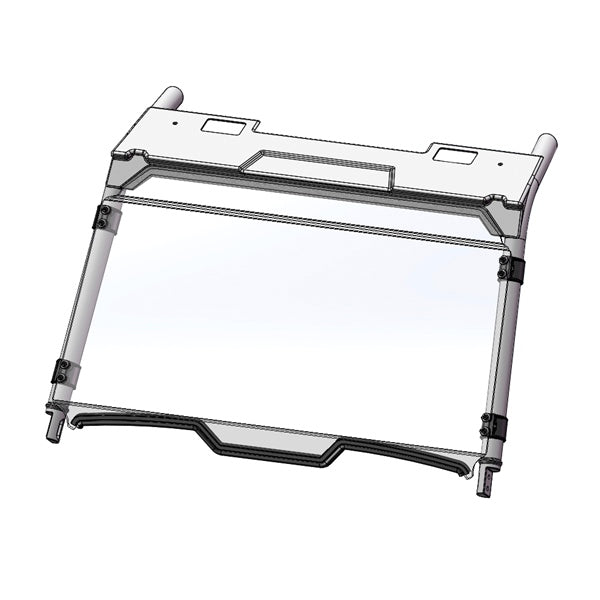 Direction 2 Full Windshield - Scratch resistant Fits Polaris-Direction2-Elevate