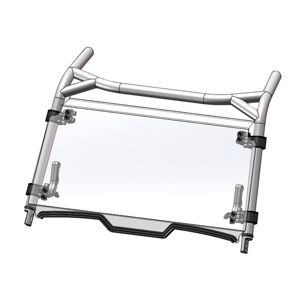 Direction 2 Tilt Windshield - Scratch Resistant Fits Polaris-Direction2-Elevate