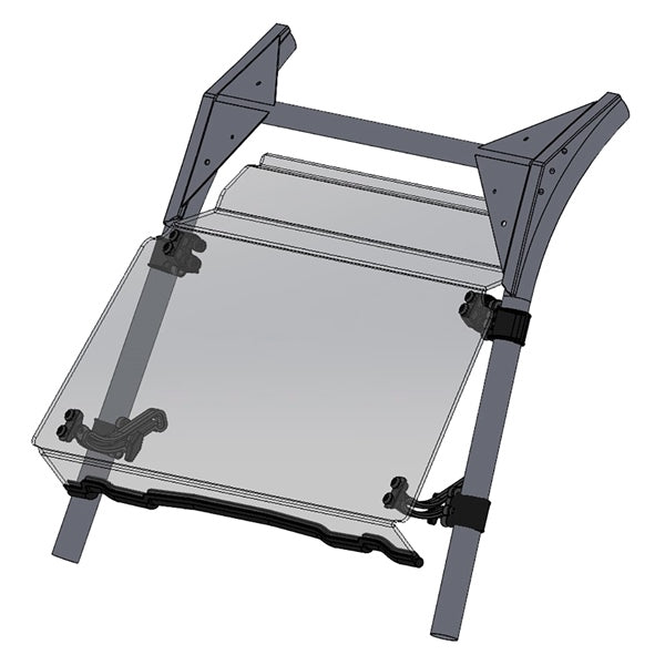 Direction 2 Tilt Windshield - Scratch Resistant Fits Kawasaki-Direction2-Elevate