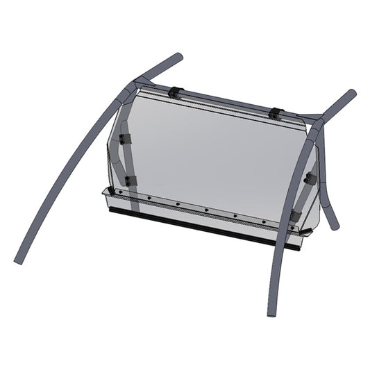 Direction 2 Rear Windshield - Scratch Resistant Fits Kawasaki-Direction2-Elevate