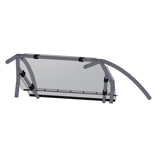 Direction 2 Rear Windshield - Scratch Resistant Fits Kawasaki-Direction2-Elevate
