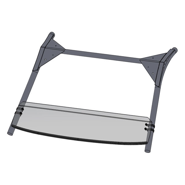 Direction 2 Short Windshield Fits Kawasaki-Direction2-Elevate