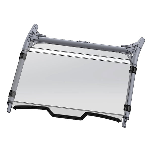 Direction 2 Full Windshield - Scratch resistant Fits Polaris-174256-Direction2-Elevate