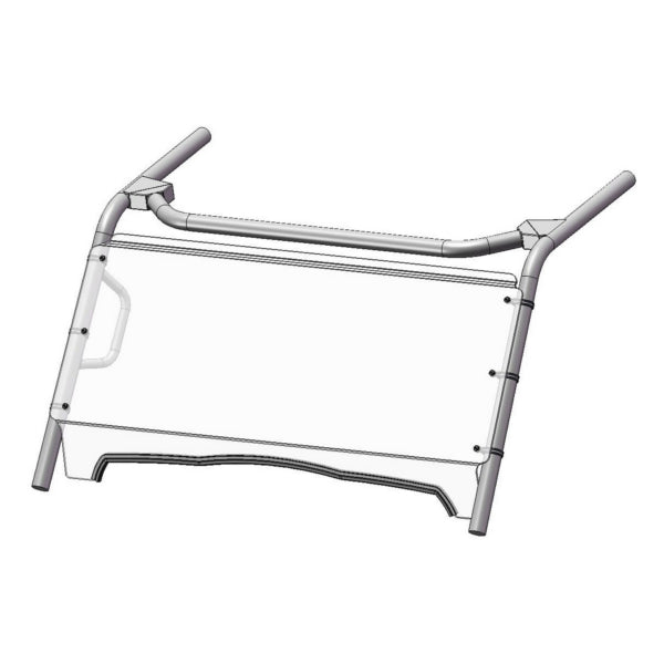 Direction 2 Full Windshield - Scratch resistant Fits Kawasaki-175329-Direction2-Elevate