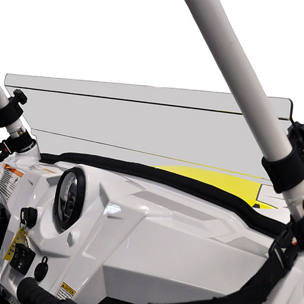 Direction 2 Short Windshield - Scratch Resistant Fits Polaris-Direction2-Elevate