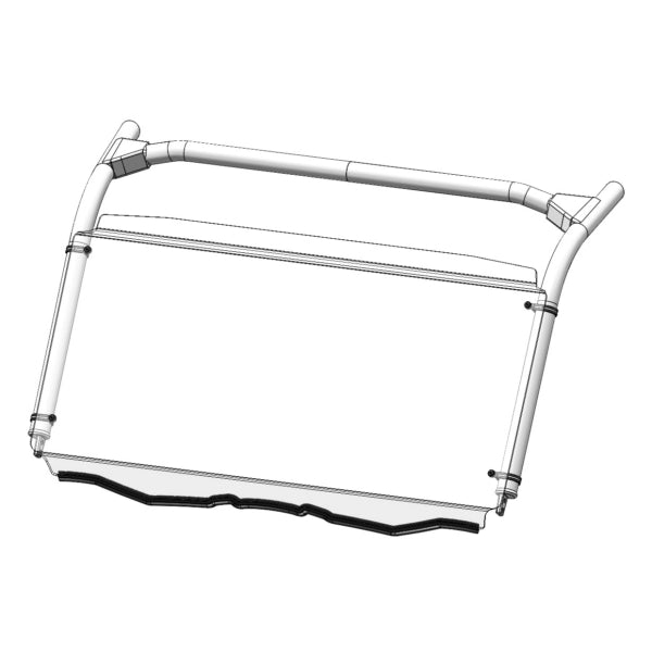 Direction 2 Full Windshield - Scratch resistant Fits Yamaha-175608-Direction2-Elevate