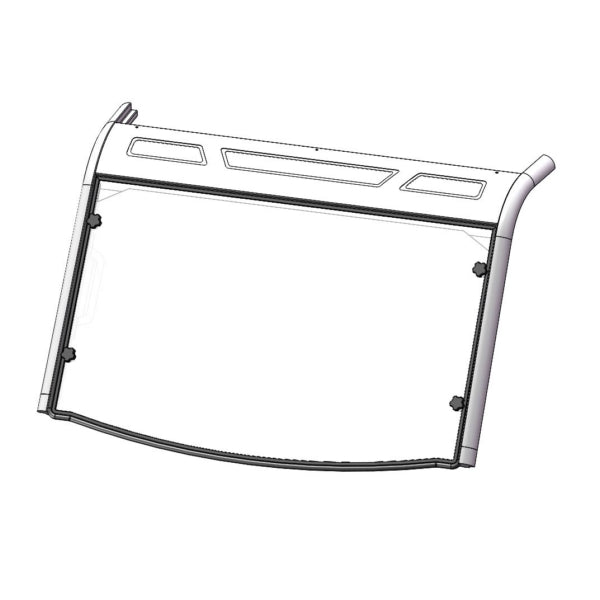 Direction 2 Full Windshield - Scratch resistant Fits Polaris-175728-Direction2-Elevate