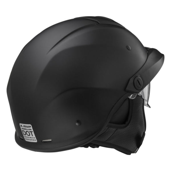 LS2 Rebellion Half Helmet Solid-LS2-Elevate