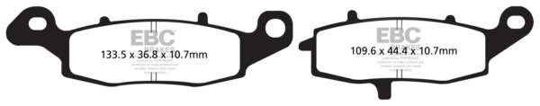 EBC V-Pad Brake Pad Semi Metallic - Rear-207585-EBC-Elevate