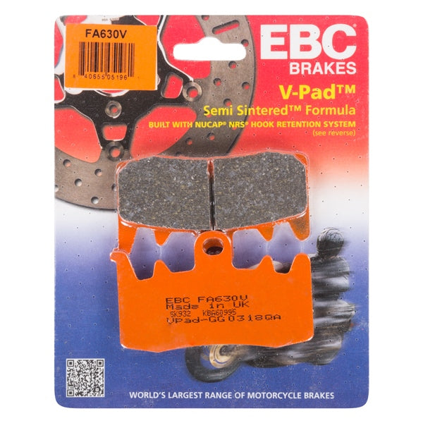 EBC V-Pad Brake Pad Semi Metallic - Front
