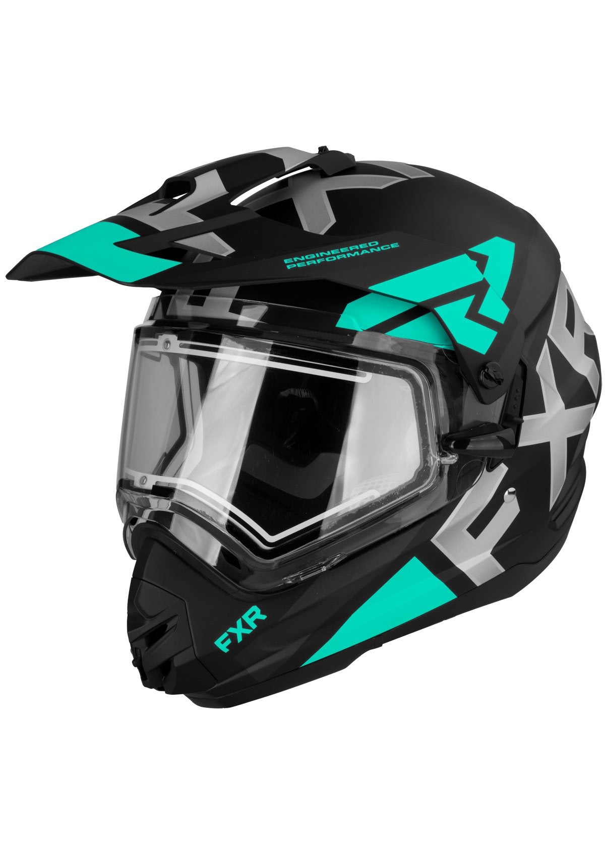 FXR Torque X Evo Helmet w/ E Shield & Sun Shade 21-210622-5200-04-FXR Racing-Elevate