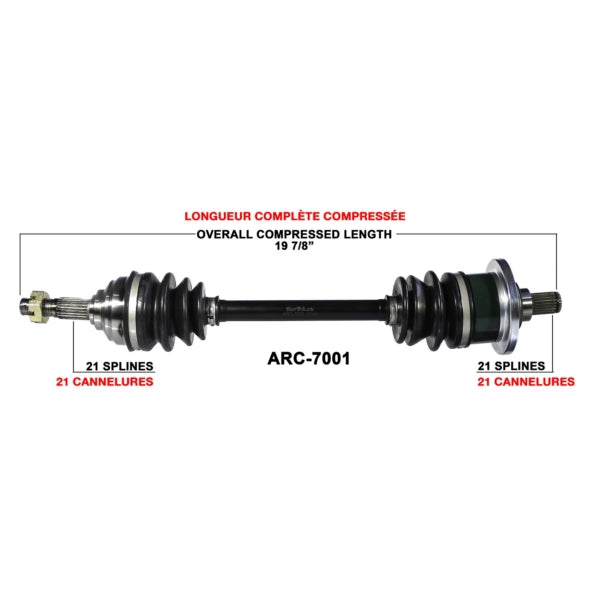 TrakMotive Complete Axle Fits Arctic cat-TrakMotive-Elevate