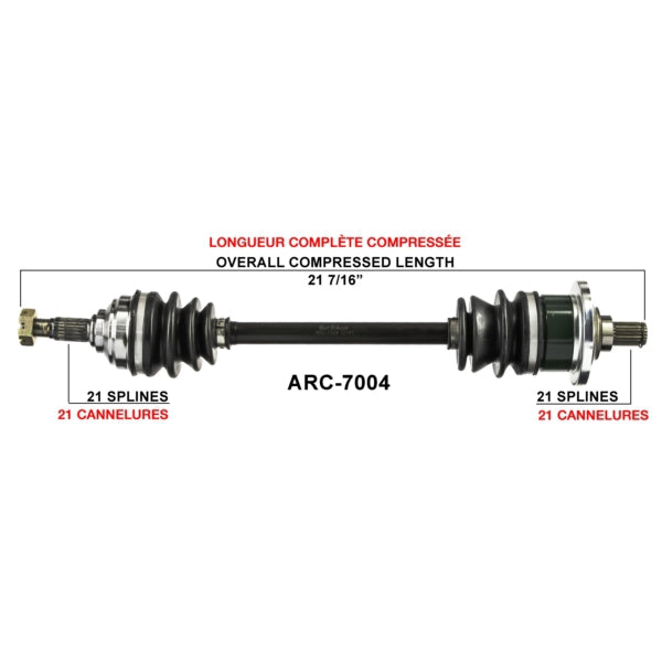TrakMotive Complete Axle Fits Arctic cat-TrakMotive-Elevate