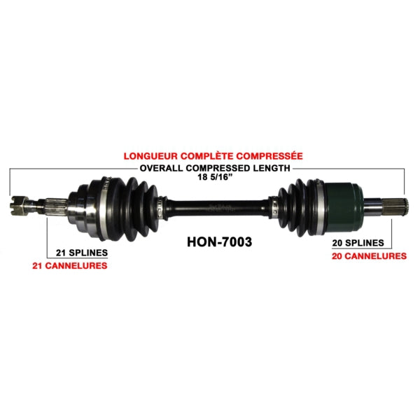 TrakMotive Complete Axle Fits Honda-TrakMotive-Elevate