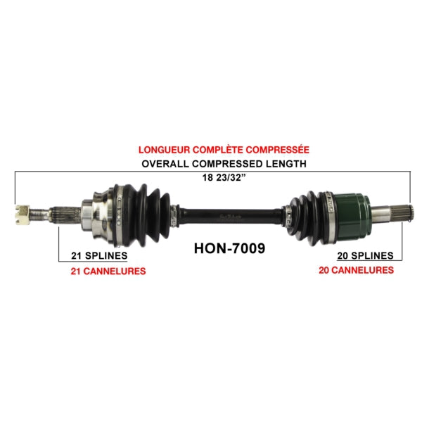 TrakMotive Complete Axle Fits Honda-TrakMotive-Elevate