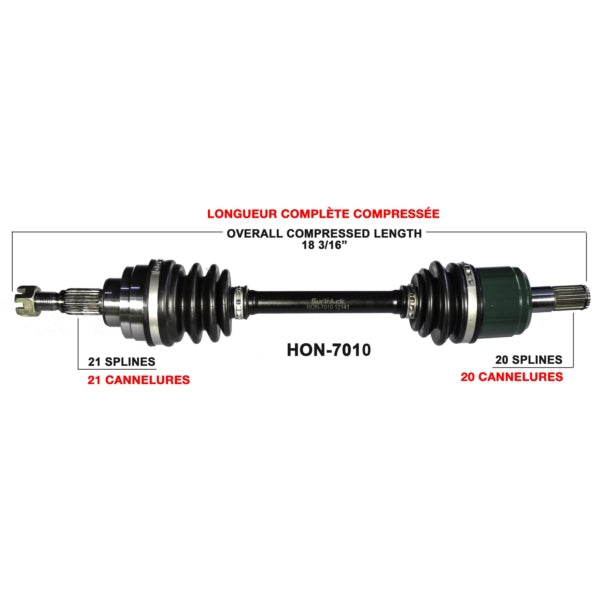 TrakMotive Complete Axle Fits Honda-TrakMotive-Elevate
