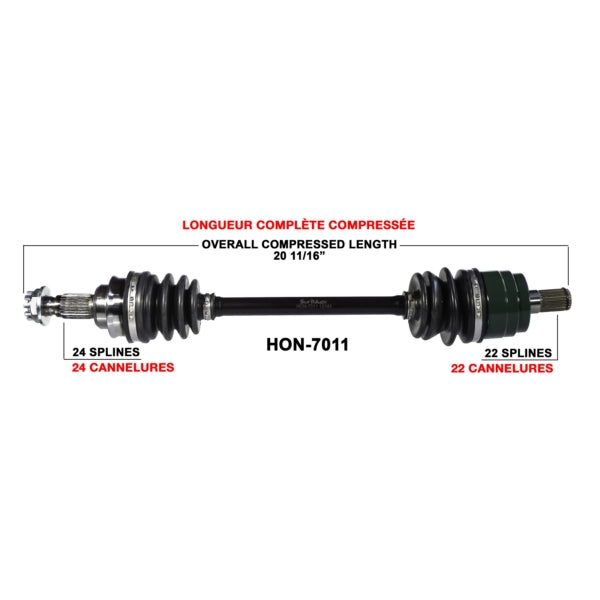 TrakMotive Complete Axle Fits Honda-TrakMotive-Elevate