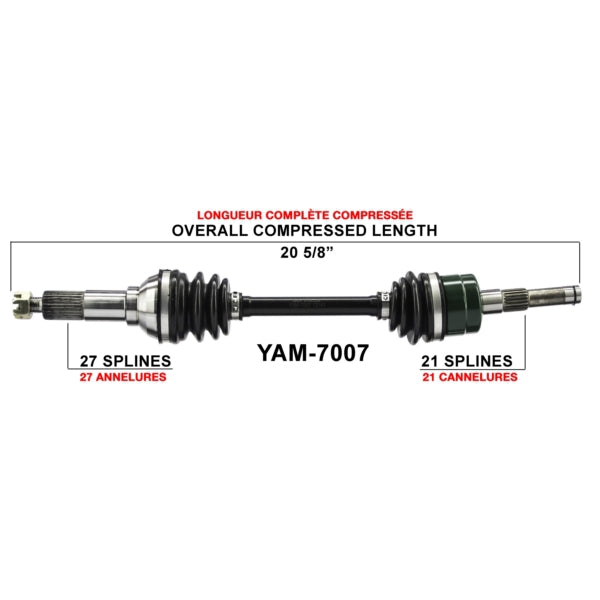 TrakMotive Complete Axle Fits Yamaha-TrakMotive-Elevate