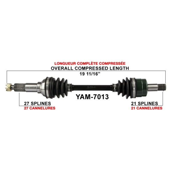 TrakMotive Complete Axle Fits Yamaha-TrakMotive-Elevate