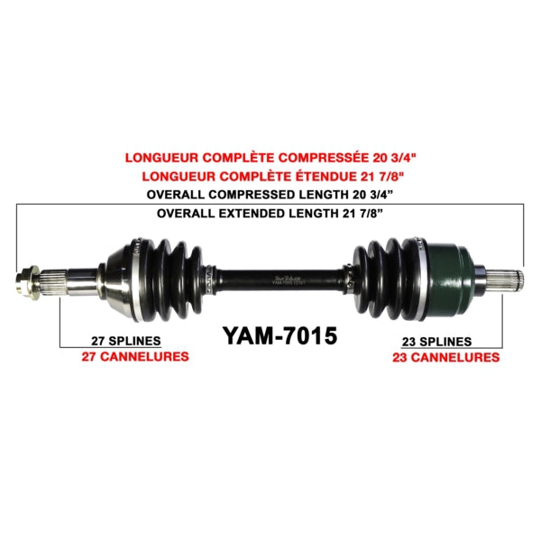 TrakMotive Complete Axle Fits Yamaha-TrakMotive-Elevate