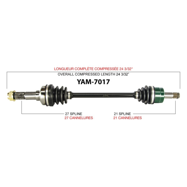 TrakMotive Complete Axle Fits Yamaha-TrakMotive-Elevate