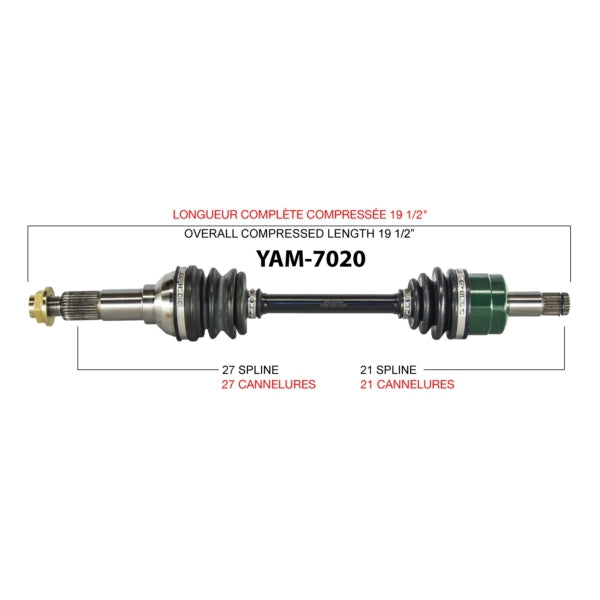 TrakMotive Complete Axle Fits Yamaha-TrakMotive-Elevate